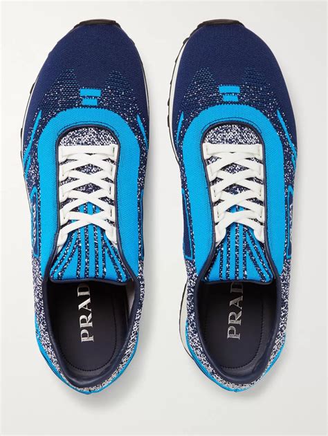 prada sneakers matchesfashion|prada knit sneakers women's.